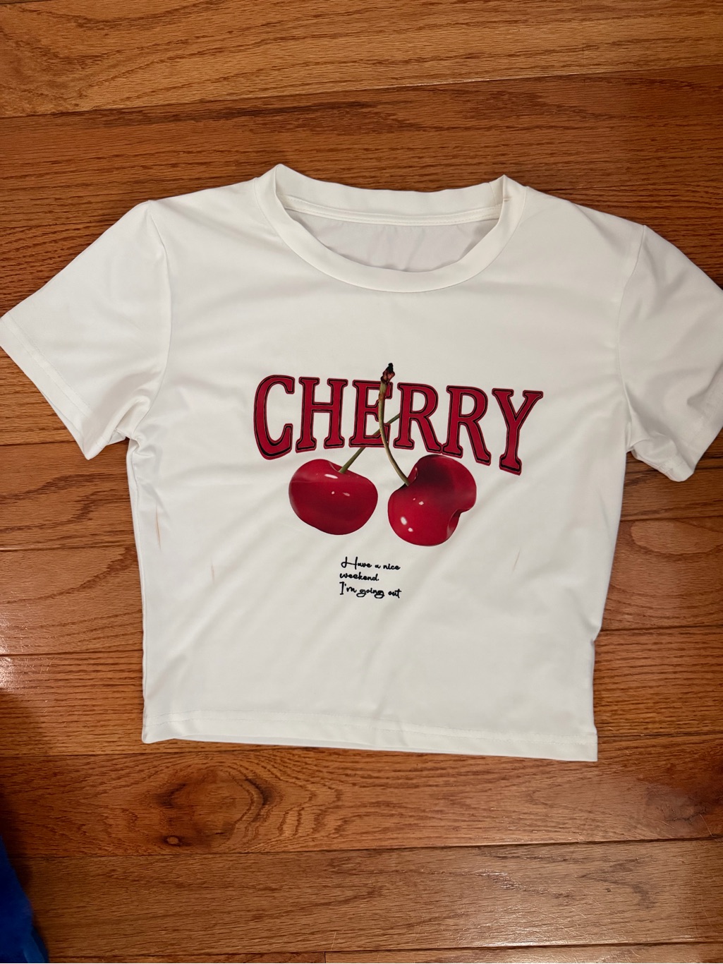 Graphic White Crop Tees